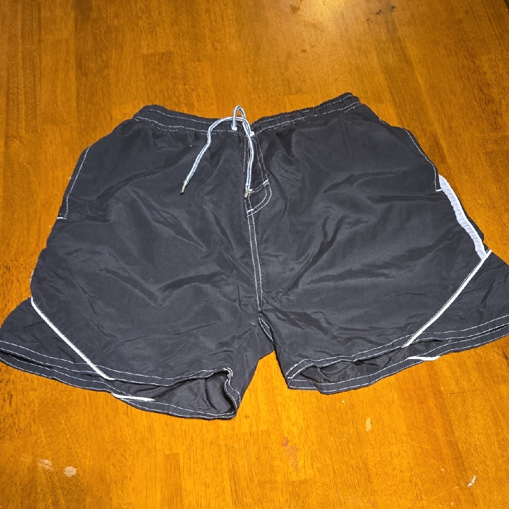 Pacifica Men's Dark Gray Athletic Shorts
